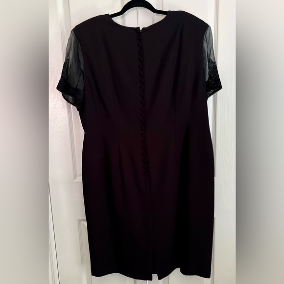 DONNA MORGAN PETITES WOMENS DRESS, BLACK, size 22P - Picture 2 of 5